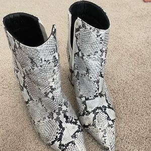 Princess Polly Snakeskin booties